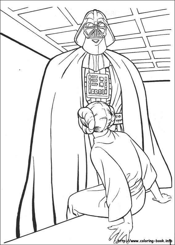 Star Wars coloring picture